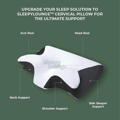 SleepyLounge™ NightEase Pillow